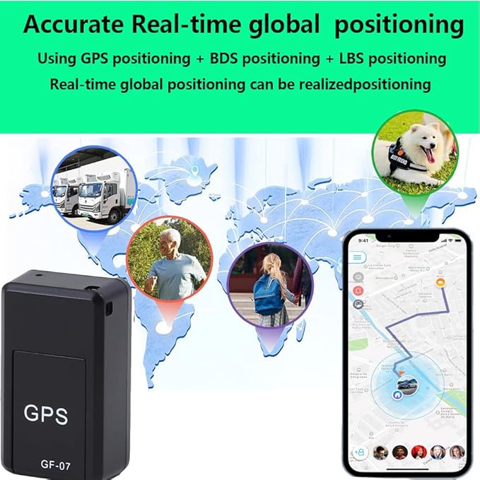 GPS Tracker for Vehicles No Subscription - Mini Magnetic Tracker Device for Vehicles,Real Time Car GPS Tracker,Tracking Devices for Cars Hidden No Monthly Fee