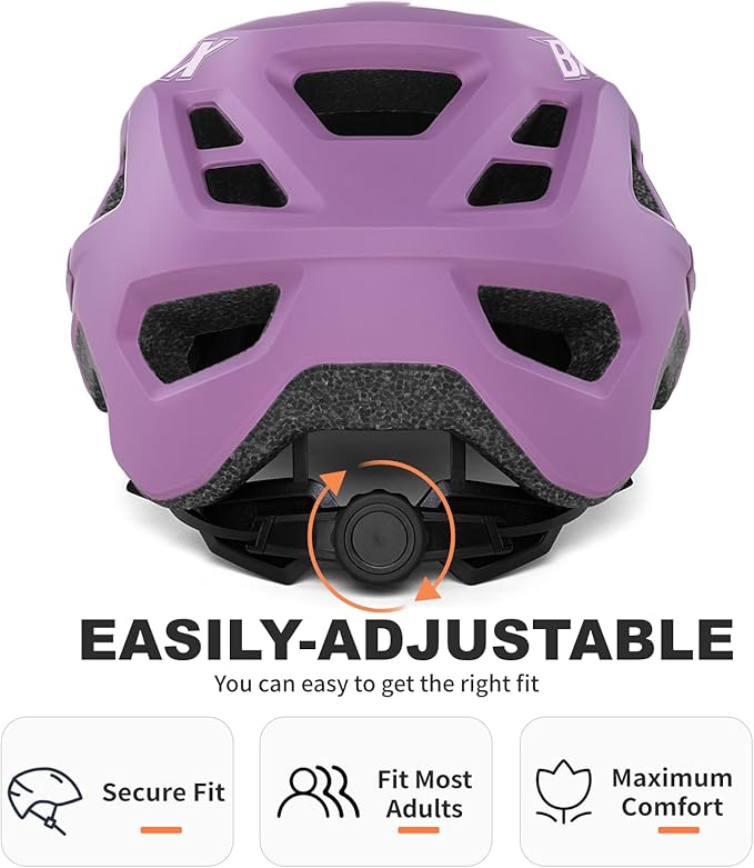 BATFOX NTA 8776 E-Bike & Mountain Bike Helmet for Adults Youth, E-MTB Cycling Helmet for Men Women (52-60CM)