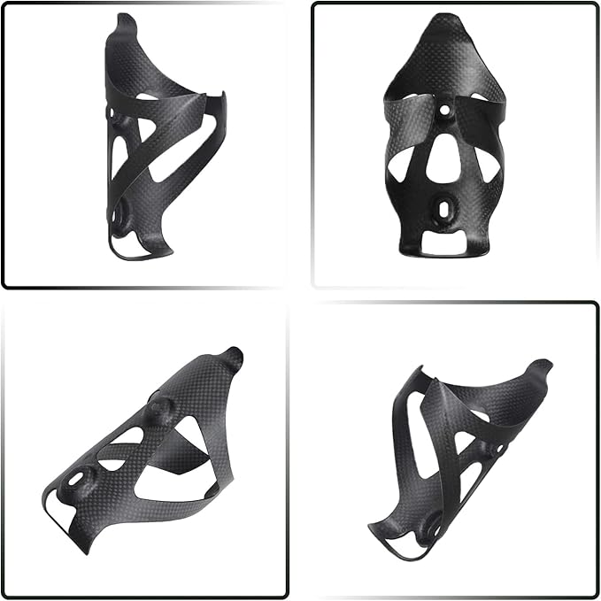 Carbon Fiber Water Bottle Holder for Bicycle Mountain Bike Cup Holder Ultralight Bike Water Bottle Cages for MTB Mountain Road Bike Cycling