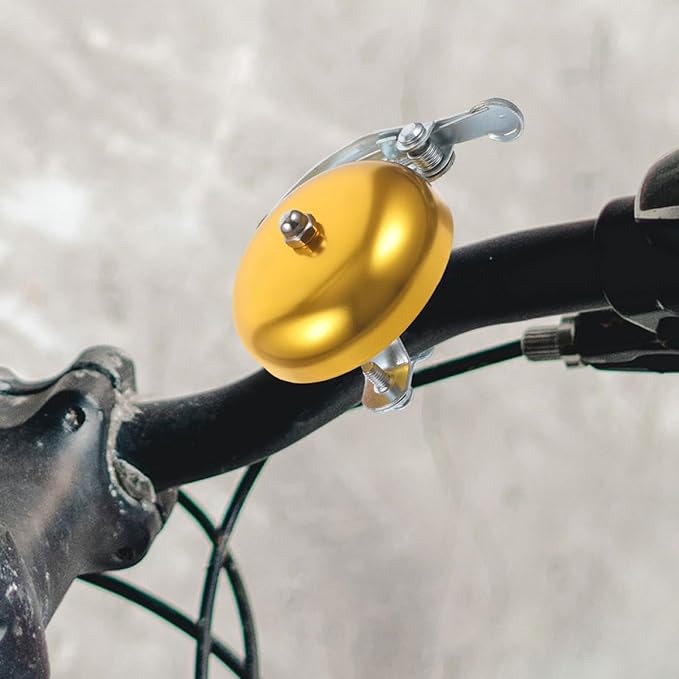 2pcs Aluminum Alloy Mountain Bike Bell Vintage Cycling Bell Loud Sound Bike Accessories and Adults Safe Riding