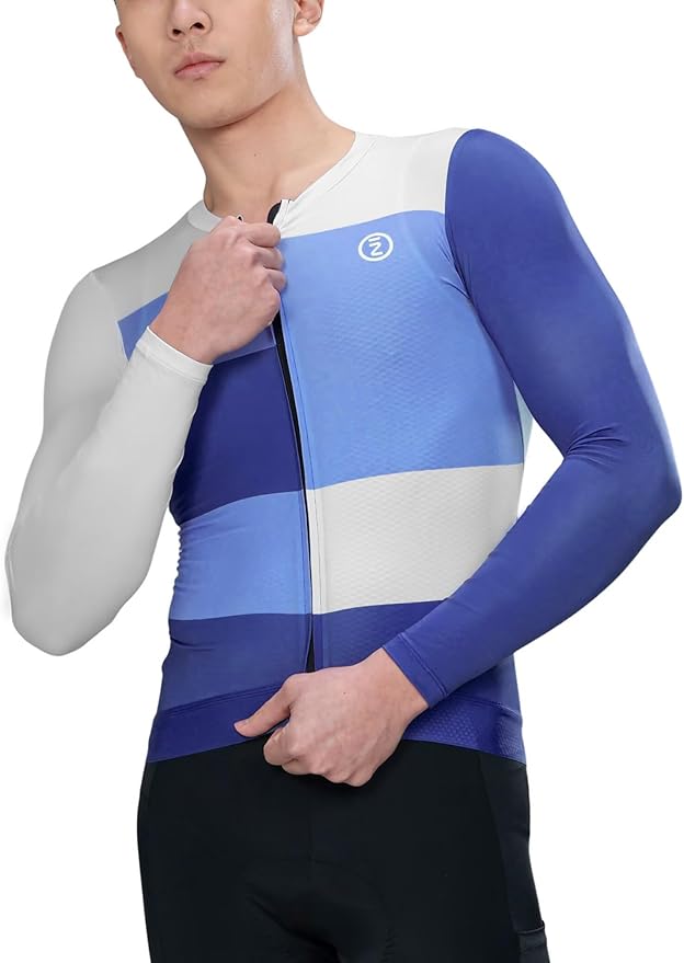 INBIKE Cycling Jersey Long Sleeve Breathable and Quick Dry with 3 Rear Pockets Biking Shirt for Men and Women