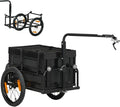Bike Cargo Trailer with Removable Storage Box, Bicycle Trailer w/Quick Release 16" Wheels and Safe Reflectors