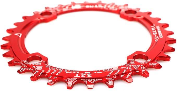 CYSKY 104 BCD Chainring 30T to 52T Narrow Wide Chainring with Sprocket Bolts for 1x Set-up Road Bike Mountain Bike BMX MTB Gravel Ebike