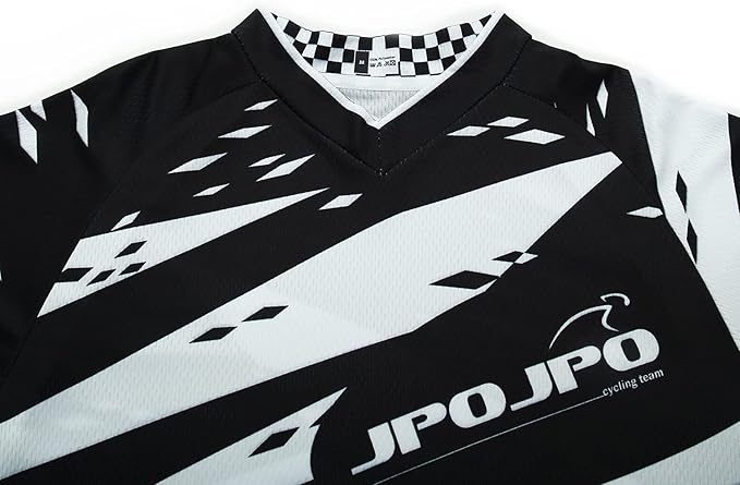 JPOJPO Men's Mountain Bike Jersey Long Sleeve MTB Off-Road Racing Downhill Motocross Shirts Quick Dry&Moisture-Wicking Tops