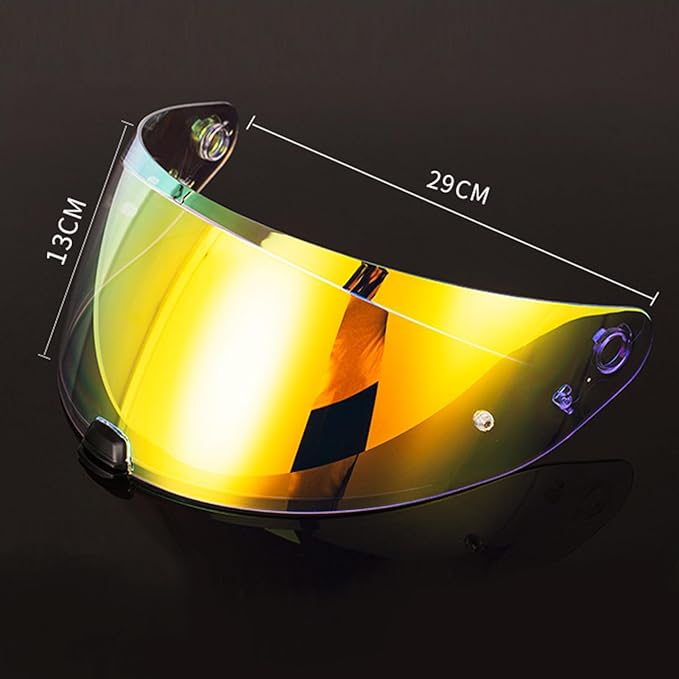 Helmet Visor Replacement Face Shield for HJ-31 i70/i10 Shield Visor Wind Shield Helmet Lens (Light Smoke)