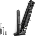 Universal Motorcycle Kickstand for BMW G310GS G310 GS G 310 GS, Adjustable Side Stand for Scooter Dirt Bike Motorbike Anti-Slip Foot Pad Heavy Duty Aluminum Alloy,A Black