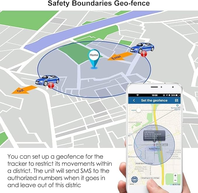 GPS Tracker for Vehicles Winnes 4G TK905B Locator Real-time Tracking Magnetic Device with 10000mah Battery Waterproof Tracker Anti-Theft Alarm for Car,SIM Card Needed