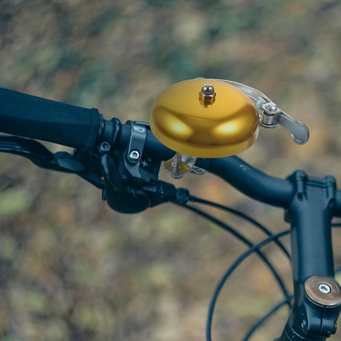 SUPVOX 2pcs Vintage Bike Bell for Adults, Aluminum Alloy Mountain Bicycle Bell with Loud Sound, Cycling Safety Accessory for Road, Scooter, and Outdoor Riding