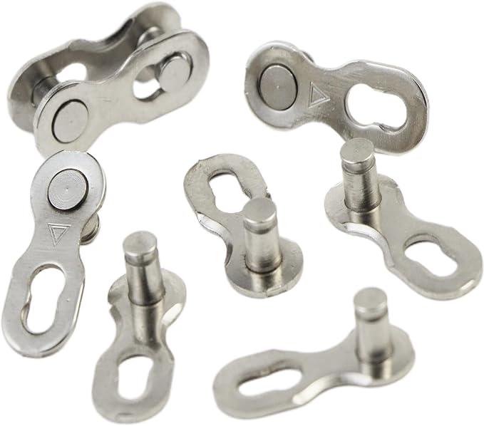 4 Pairs Bicycle Missing Link 1/6/7/8/9/10/11/12 Speed Chain Reusable Steel Bike Chain Link