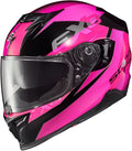 ScorpionEXO T520 Full Face Touring Motorcycle Helmet with Bluetooth Ready Speaker Pockets DOT ECE Approved Factor (Pink - X-Large)