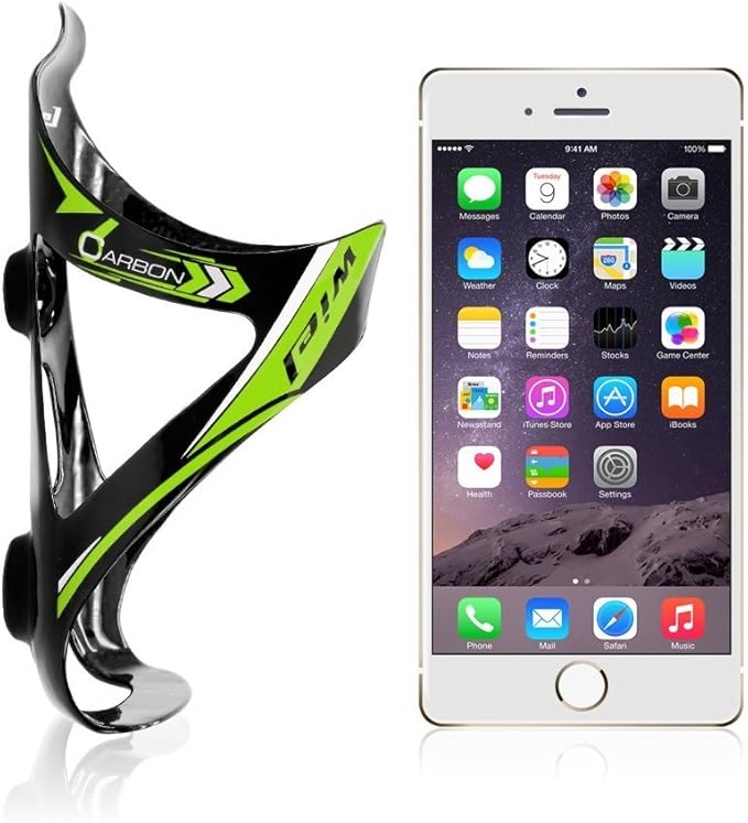 Wiel Full Carbon Fiber Bicycle Bike Light Drink Water Bottle Cage Holder