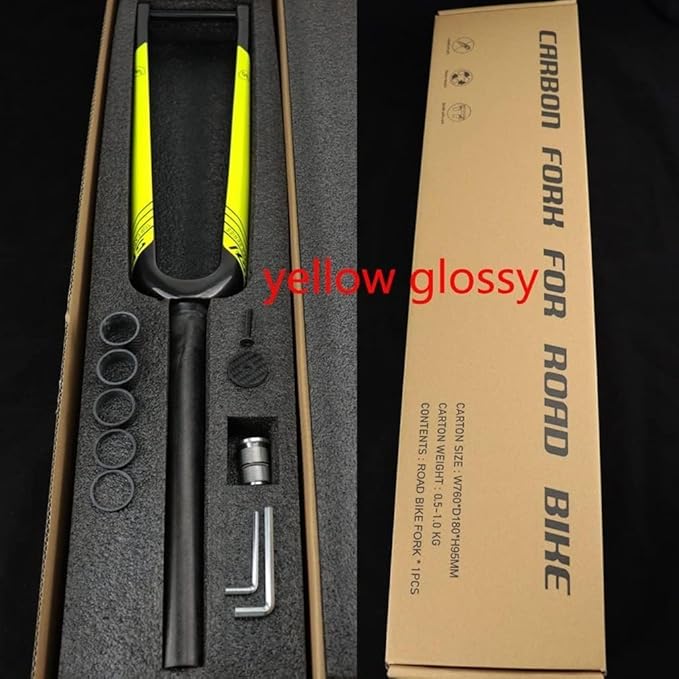 Bicycle Forks Bike Fork Full Carbon Fiber Rigid Fork 700c Road Bike Fork 1-1/2'' Tapered 26'' 27.5'' 29'' Mountain Bike MTB Fork Thru Axle 12x100mm Disc Brake Front Fork