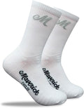 Bike PRO Compression Cycling Socks 1/2/3 Pairs, Crew Hiking Running Athletic Socks