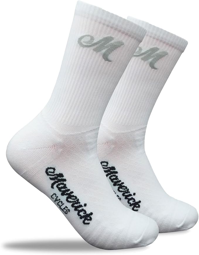 Bike PRO Compression Cycling Socks 1/2/3 Pairs, Crew Hiking Running Athletic Socks