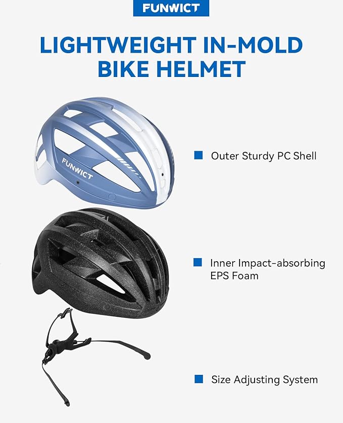 Adult Bike Helmet with Visor and Goggles for Men Women Mountain Road Bicycle Helmet Rechargeable Rear Light Cycling Helmet