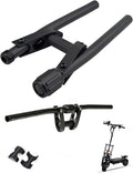 Electric Scooter Folding Handlebar, Universal Steering Handlebar 25.4/31.8mm, Aluminum Alloy 90° Adjustable Crossbar, Length 600mm Light Weight 533g, For Electric Bicycles, Cycles