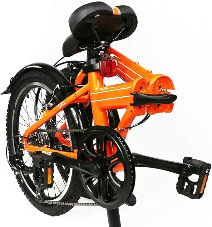 ZiZZO Via 20” Folding Bike-Lightweight Aluminum Frame Genuine Shimano 7-Speed 26lb | Lightweight, Genuine Shimano, 26lb