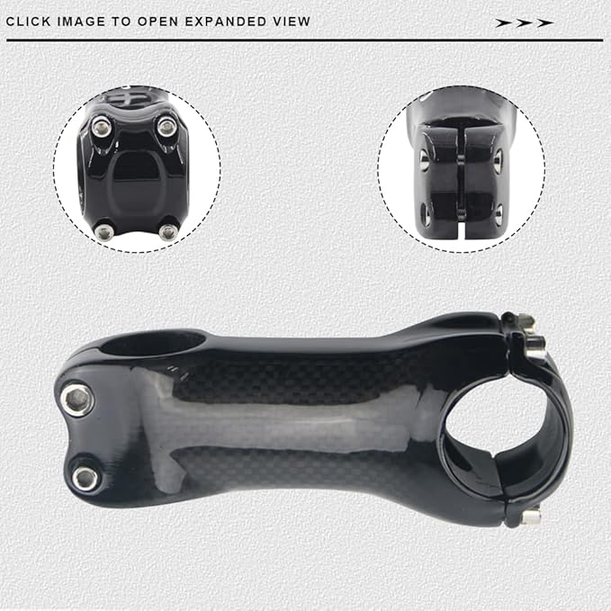 RXL SL Carbon MTB Stem, Mountain Bike Stem 31.8, Road Bike Stem 6 17 Degree 70mm 80mm 90mm 100mm 110mm 120mm 130mm Fixie Handlebar Stems for Downhill Enduro XC
