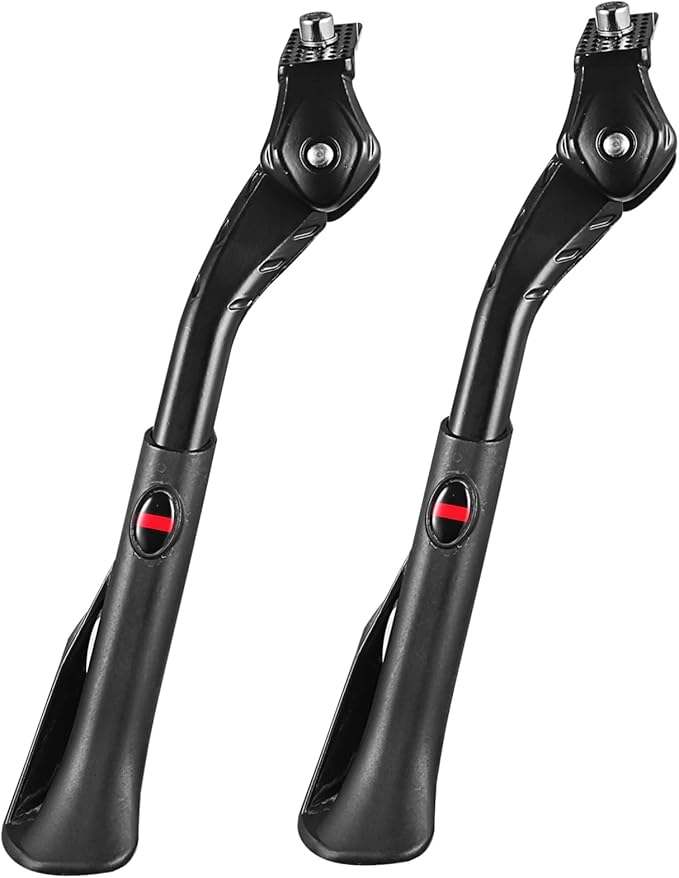 BESPORTBLE Adjustable Aluminum Alloy Bike Kickstand Folding Bicycle Support Stand for Mountain and Road Bikes Non-Slip Foot Brace Suitable for Adult Riders