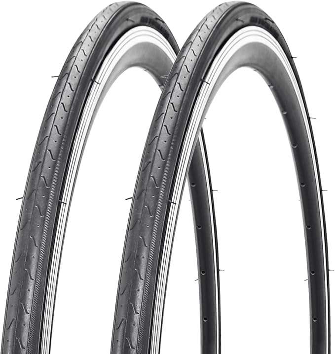 1 or 2 Pack 700X23C/25C/28C/35C Road Bike Tires with or Without 2 Inner Tubes Presta Valve and 2 levers for City Commuter Road Pavement Garden Trail Bike Tires