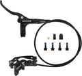 BUCKLOS MTB 4 Pistons Hydraulic Disc Brake Set, Mountain Bike Left Front 850 mm Right Rear 1630 mm Bicycle Disk Break Aluminum Alloy Caliper Lever for Ebike/Folding Bicycle/Fat Bike HD-M735(Pre-Bled)