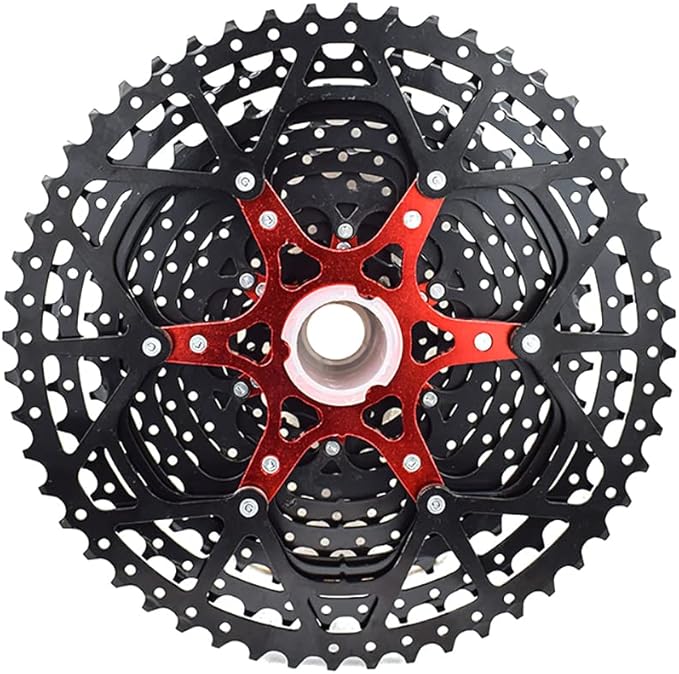 VG SPORTS 8/9/10/11/12 Speed Ultra-Light Bike Cassette for Mountain Bike 11-40T/11-42T/11-46T/11-50T/11-52T MTB Cassette Lightweight Aluminum Bracket Cassette