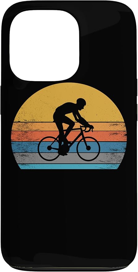 Racing Road Bike Vntage Cycling Riding Racing Bike Bicycle Case for iPhone 13 Pro