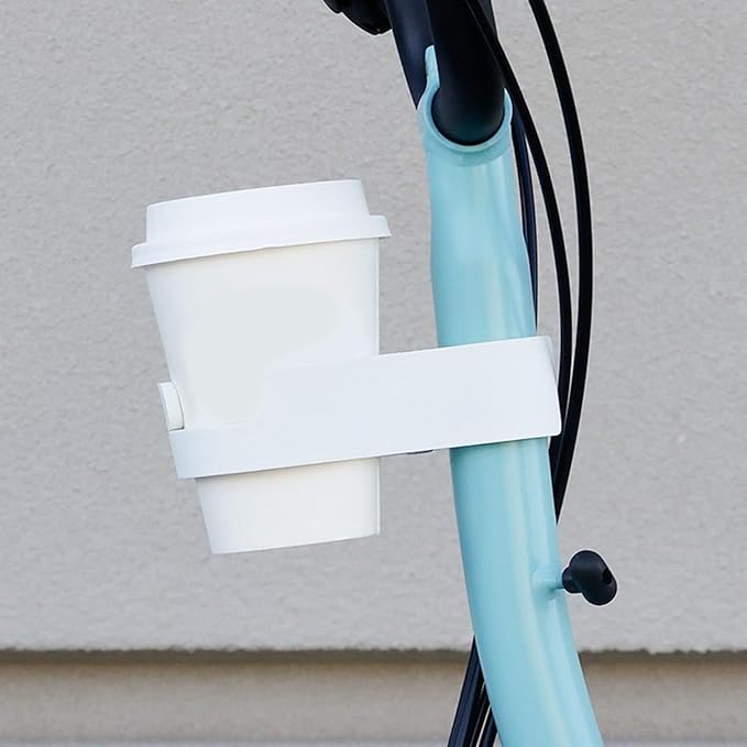 Folding Bike Cup Holder Quick Release, Sturdy Design, Bottle Mount for Commuters & Cyclists Bike Cup Stand