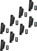 Bike Alarms,Bike Alarm Anti Theft, Bicycle Alarms with Remote,113dB Super Loud Bicycle Vibration Motion Sensor Siren Anti Theft Security System IP65 Waterproof, 8Pack