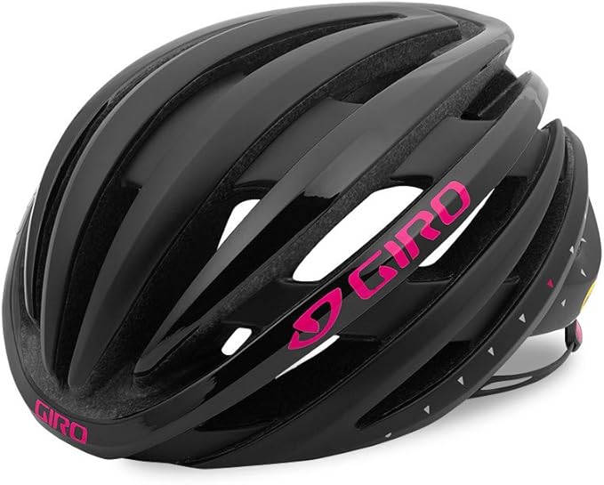 Giro Ember MIPS Womens Road Cycling Helmet - Matte Black/Bright Pink (Discontinued), Small (51-55 cm)
