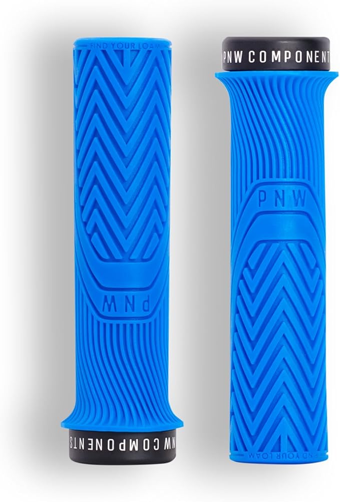 PNW Components Loam MTB Bike Grips – Lock-On Mountain Bike Handlebar Grips – 25A Tacky Rubber – Ergonomic Trail & Enduro Grip – 30mm or 34mm – Multiple Colors