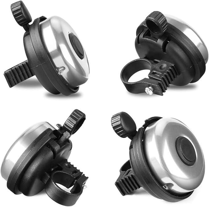 Accmor Classic Bike Bell, Aluminum Bicycle Bell, Loud Crisp Clear Sound Bicycle Bike Bell for Adults Kids