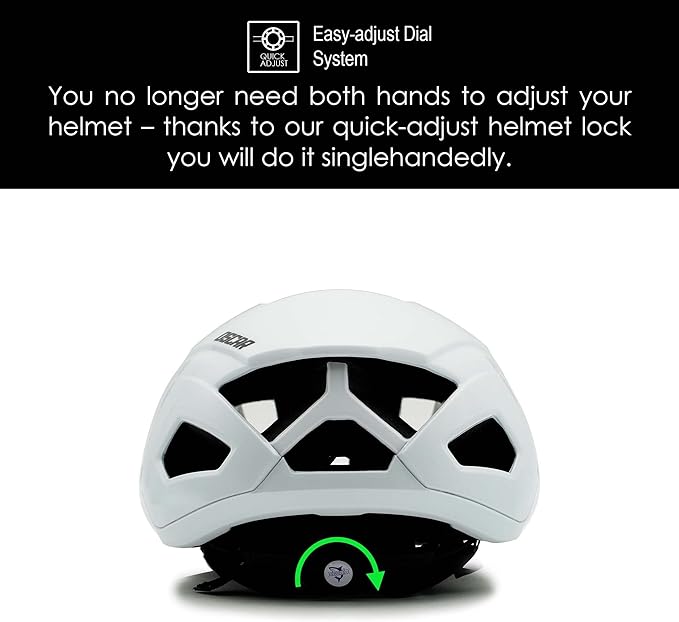 SQUALO Oscar Aerodynamic Bike Helmet, Lightweight 250g Road Cycling & Triathlon Helmet for Men Women, Wind Tunnel Tested with CFD Optimization, Adjustable Dial & 22 Vents for Speed & Cooling
