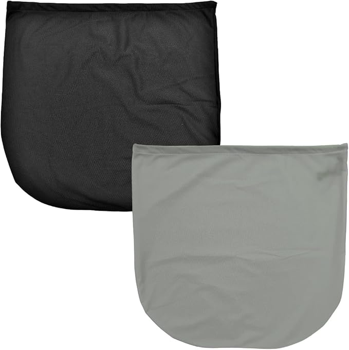 2 PCS Motorcycle Helmet Bag, Helmet Protection Drawstring Bag Made of Nylon Cloth, Large Capacity Helmet Storage Bag for Motorcycle Bicycle, Universal Motorcycle Accessories (Black+Gray)