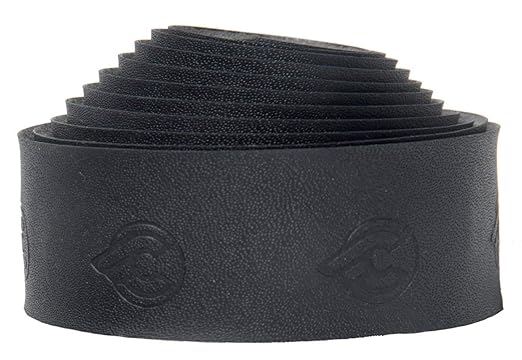 Cinelli Vegan Eco-Leather Bicycle Handlebar Tape, Black