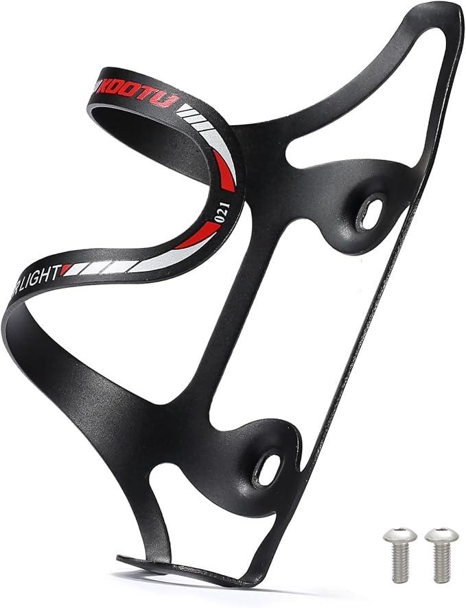 SAVADECK Lightweight Water Bottle Cage, Anti-Rust Holder Side Load for Mountain/Road/Hybrid/Folding Bikes