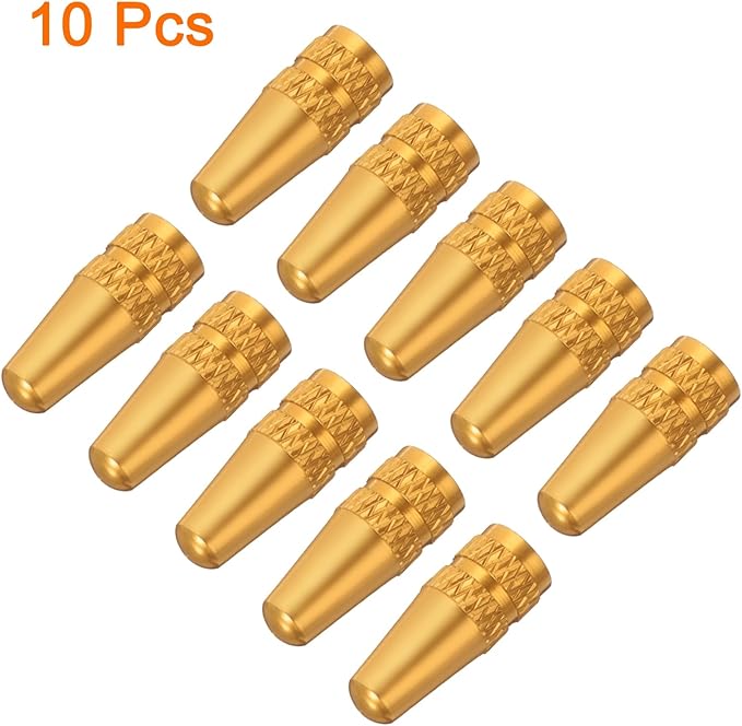 HARFINGTON Bike Valve Caps Anodized Aluminum Road Bicycle Air Tire Valve Caps Dust Caps for MTB Road Racing Bicycle