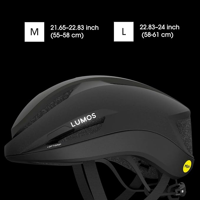Aero GT Road Bike Helmet with Light | MIPS Lightweight Ventilation | Bicycle Helmets Commuter Cycling for Adults: Men, Women