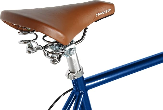 Tracer Osaka Hybrid Bikes, Steel Frame, Shimano Nexus Inter 3/7 Speed, Brown Seat Brown Grips, Road Bike, City Bike, Multiple Colors