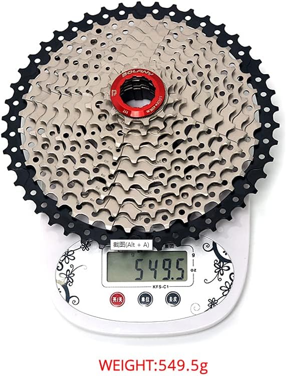 BOLANY Bike 8/9/10 Speed Cassette 11-25T/32T/36T/40T/42T/46T/50T Fit for MTB Bike, Road Bicycle, Lightweight Cassette, Compatible with Shimano SRAM Sunrace