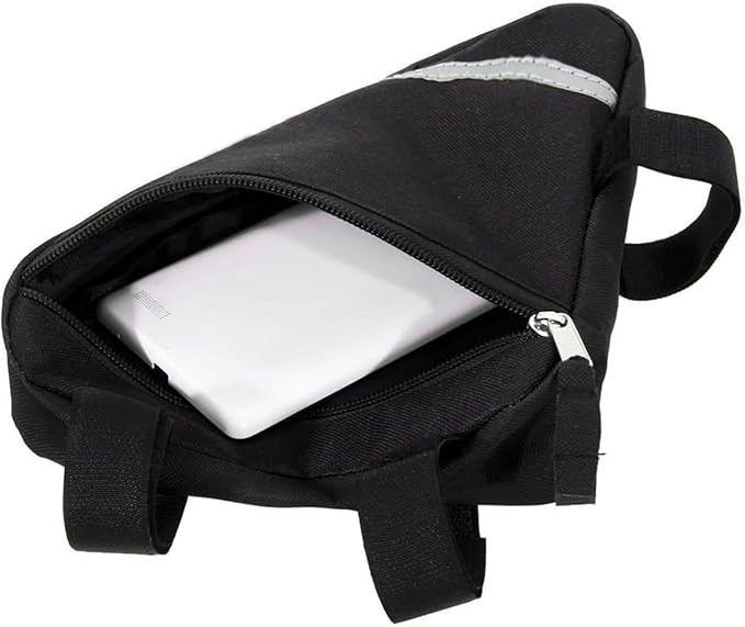 MOOCY Bike Bag, Bicycle Frame Bag,Cycling Accessories Pack for Phone, Wallet, Keys, Tools, Use for Road Bike MTB Commute Bicycle Bike Accessories