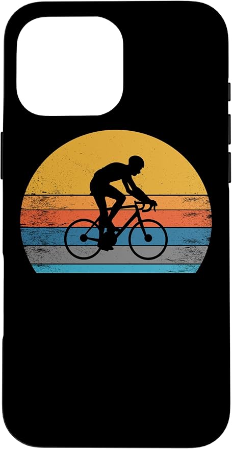 Racing Road Bike Vntage Cycling Riding Racing Bike Bicycle Case for iPhone 16 Pro Max