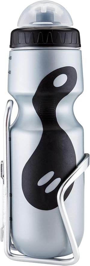 Schwinn Sport Water Bottle, 23 Oz, BPA-Free | With Bottle Holder | Squeeze Design | For Bicycles | Pack of 2