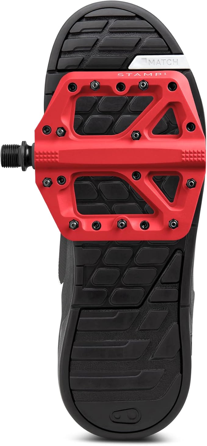 Crankbrothers Stamp Flat MTB Pedals - Size-Specific, Lightweight, Versatile, Durable Bike Pedals