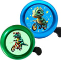 Bike Bell – Fun Unicorn & Dinosaur Designs, Loud Crisp Sound, Durable Metal Bicycle Bell for Boys & Girls (Multiple Colors & Styles)