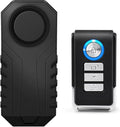 113dB Bike Alarms, Vibration Sensing Bike Alarm with Remote, Wireless Motorcycle Alarm for Electric Tricycle Mobility Scooter Vehicles Ebike for Cycling Security