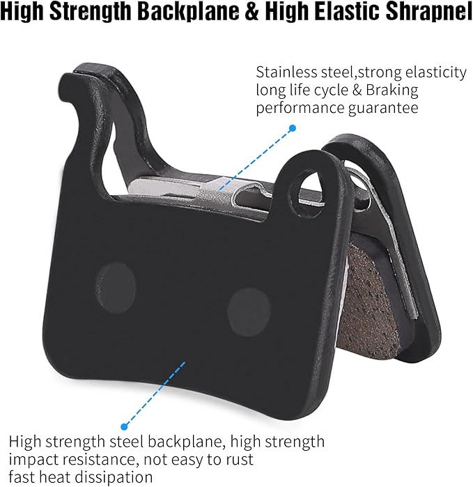 25 Pairs Bike Brake Pads Compatible for Shimano Disc Brake Pads XTR M975 M966 M965 SLX M665 LX M596 Deore XT MTB Bicycle Brake Pads Replacement, Electric Ebike Brake Pads with 3 Installation Tools