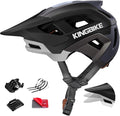 KINGBIKE NTA-8776 Mountain Bike Helmet Professional Ebike Helmets with 3-Level Adjustable Visor & Camera Mount E-MTB Helmet for Adults Men Women Youth E-Bike Safety Certified