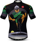 Men's Cycling Jerseys Tops Biking Shirts Short Sleeve Full Zipper Bike Clothing