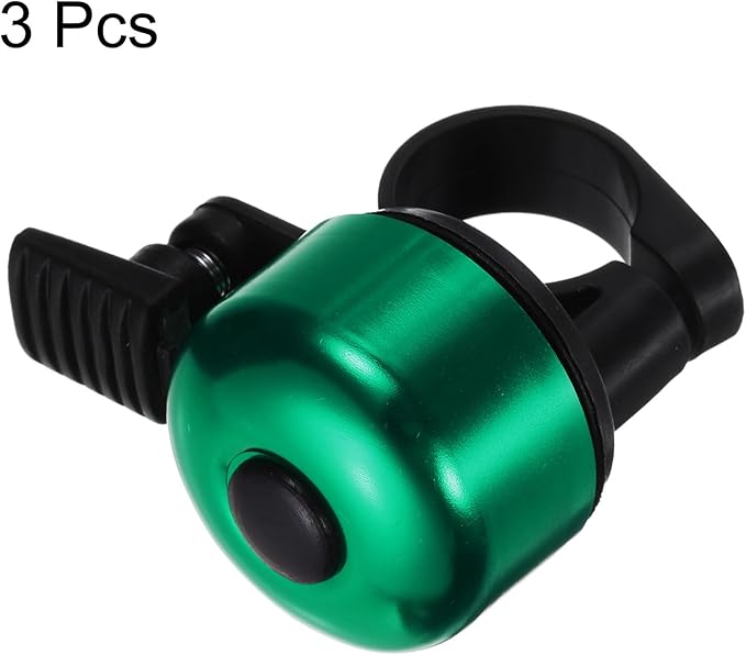 HARFINGTON Bike Bell Aluminum Mini Bicycle Bells with Loud Crisp Clear Sound Bike Ring Bell Bike Accessories for Adults Children Road Mountain Bike
